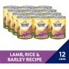 imageNatures Recipe Wet Dog Food Chicken Rice ampamp Barley Recipe Ground Formula 132 Ounce Can Pack of 12Lamb  Rice  Barley Stew Formula