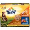 imageNatures Recipe Grain Free Wet Dog Food Salmon Sweet Potato and Pumpkin Recipe 13 oz Can Pack of 12Chicken and Beef Variety Pack