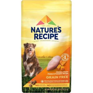 imageNatures Recipe Grain Free Dry Dog Food Chicken Sweet Potato ampamp Pumpkin Recipe 12 lb BagChicken  Sweet Potato  Pumpkin