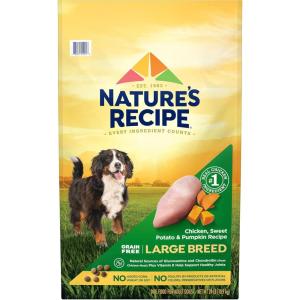imageNatures Recipe Grain Free Large Breed Chicken Sweet Potato ampamp Pumpkin Recipe Dry Dog Food 24 lb BagChicken  Sweet Potato  Pumpkin