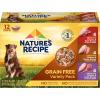 imageNatures Recipe Chicken Salmon and Turkey Recipes Variety Pack Wet Dog Food 12275 oz Cups 2 Count Pack of 2ChickenBeefTurkeyLamb Variety