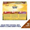 imageNatures Recipe Grain Free Chicken amp Beef Chicken amp Turkey Chicken amp Lamb Wet Dog Food Variety Pack 275 Ounce Pack of 12