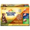 imageNatures Recipe Grain Free Wet Dog Food Variety Pack 275 Ounce Cup Pack of 12